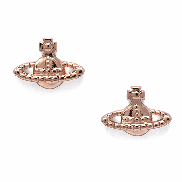 ★Vivienne Westwood★ [Vivienne Westwood] Cleo Earrings 6201 Nano Solitaire Earrings in GOLD-VITRAIL-MEDIUM-Crystal