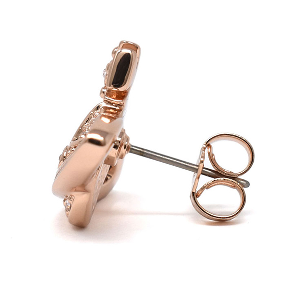 Vivienne Westwood MINI BAS RELIEF 耳钉62020033/G120 玫瑰金1