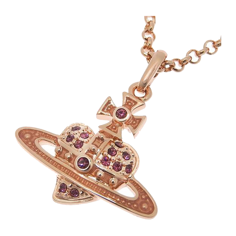 Vivienne Westwood う。 Vivienne Westwood Women's Necklace 6302039002G232 Pink Gold