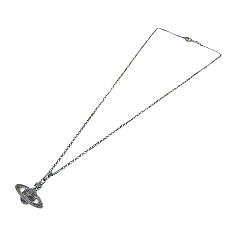 Vivienne Westwood Pendant Necklace 63020104S108 Ruthenium