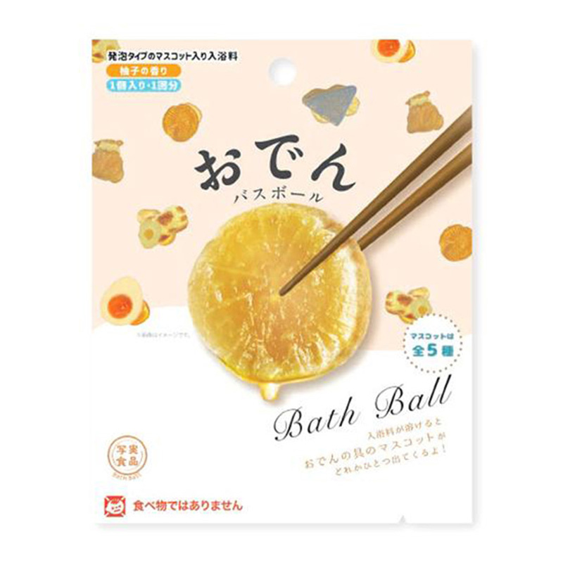 nol corporation oden bath powder (with small toys) yuzu