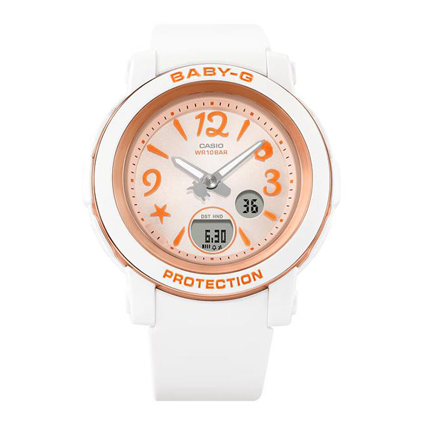 CASIO BABY-G series ladies' double-needle quartz watch BGA