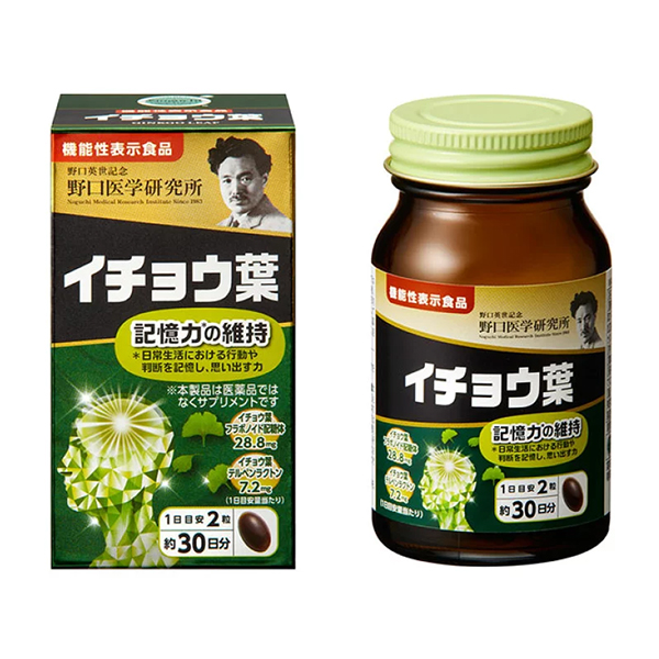 野口医学研究所 イチョウ葉 60粒-驚安の殿堂