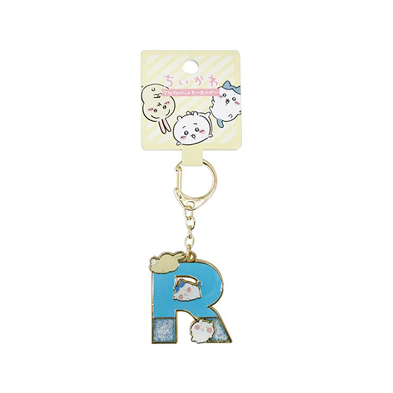 ♡.*・゜┈┈┈┈┈ Thank you ┈┈┈┈┈゜・*.♡ TomanToys Chiikawa Theme Letter Keychain R 1pc-DONKI