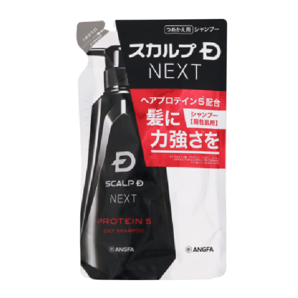 ANGFA SCALPD NEXT PROTEIN 5 Shampoo Oily Refill 300ml-DONKI