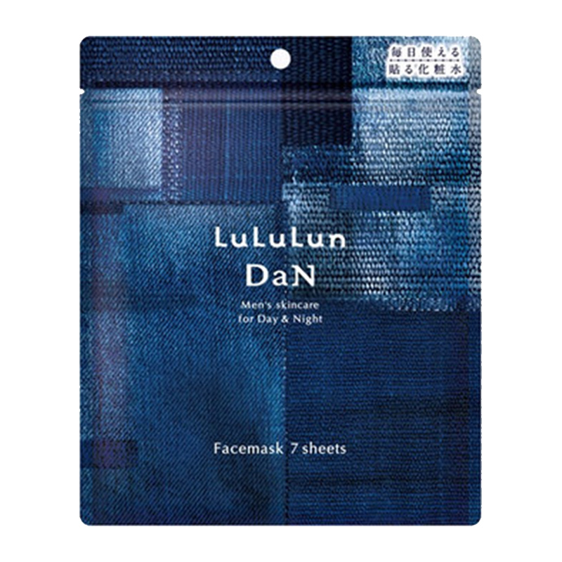 lululunDaNMen'sRefreshingMoisturizingSunscreenMask7pcs-DONKI