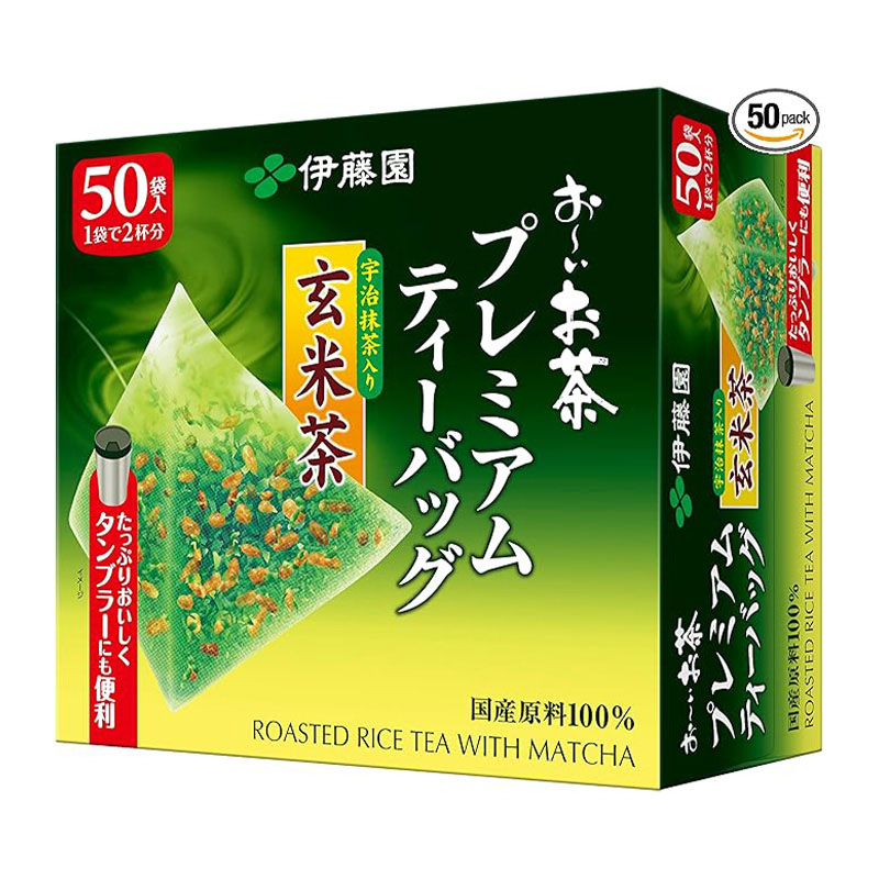 2号仓-伊藤园美味茶系列宇治抹茶绿茶高级茶包袋泡茶50袋（1.8g/袋