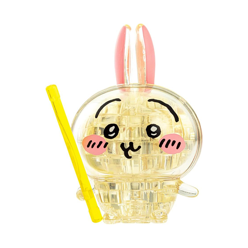 Kamiojapan Chiikawa transparent crystal assembly model Usagi