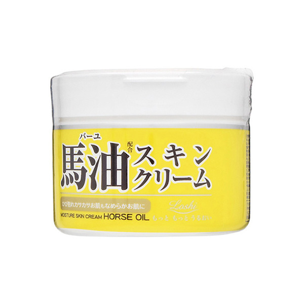 1万円の品♥Ezo Deer Oil 美肌オールインワン 100g 　４個 Loshi Moist Aid Horse Oil Skin Cream-DONKI Official Online