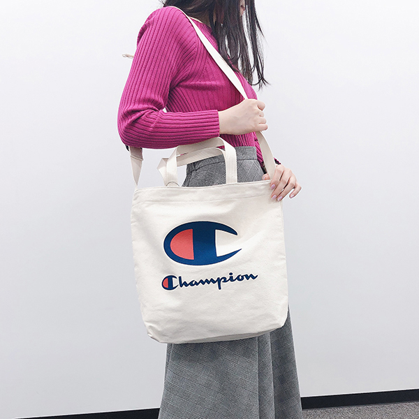 Champion 2wayトートバッグ アイボリー 驚安の殿堂 ドン キホーテ